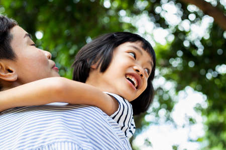 Smiling beautiful girl portrait stock photoの写真素材