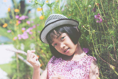 Smiling beautiful girl portrait stock photo