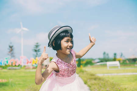 Smiling beautiful girl portrait stock photoの写真素材