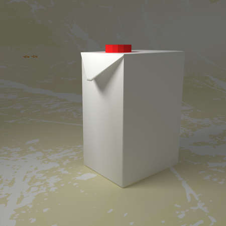 carton in 3dの写真素材