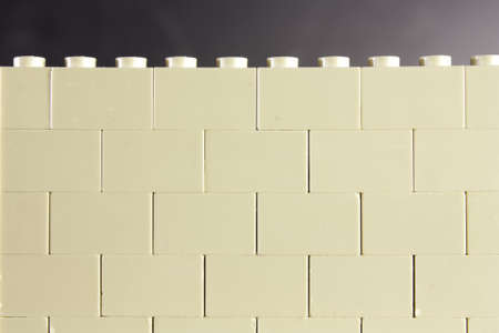 Wall made of building blocks
