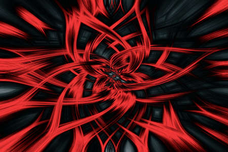 Abstract art inpired by a lotus flowerの写真素材