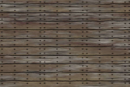 planks with nails - abstract artの写真素材