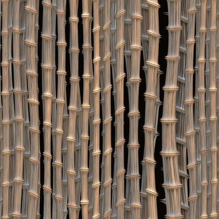 illustration of bamboo art - seamless tilingの写真素材