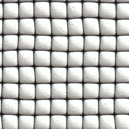 white color square pattern texture that can be seamlessly tiledの写真素材