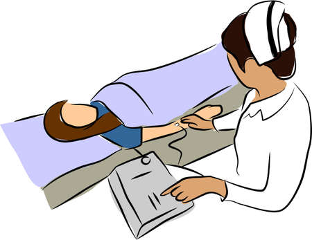 nurse  and Sphygmomanometerの写真素材