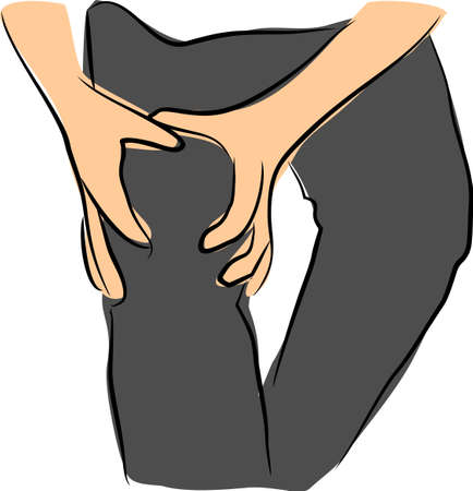 knee  painの写真素材