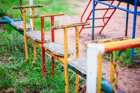 Wooden toys for childrenの写真素材