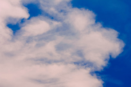 clouds in the blue skyの写真素材