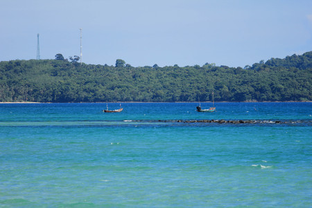 Beautiful tropical beach , Beautiful tropical beach at koh kood island,Thailandの写真素材