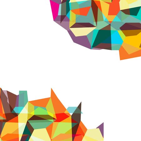 Geometric background with place for text, vector