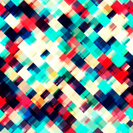 Abstract background with many bright transparent squares, vector illustrationのイラスト素材
