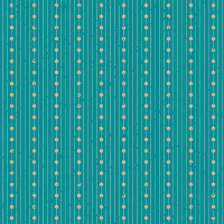 Seamless retro background with lines and dots, vector illustrationのイラスト素材