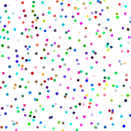 Seamless background with many tiny square confetti piecesのイラスト素材