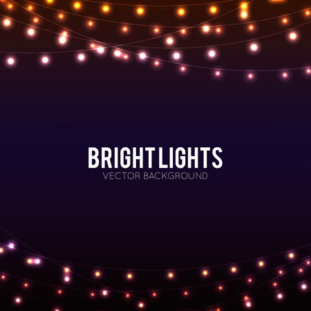 Abstract background with glowing lightsのイラスト素材