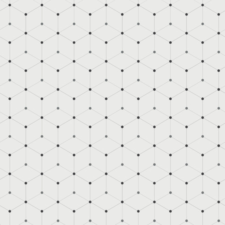Abstract background with many hexagons with circles on vertices Abstract background with many hexagons with circles on vertices