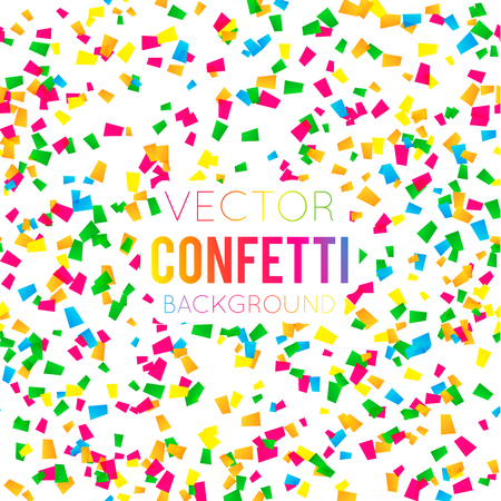 Abstract background with many falling tiny confetti piecesのイラスト素材