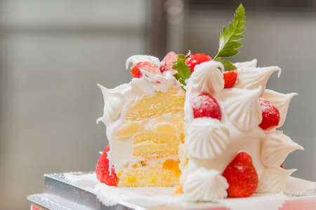 Strawberry Cakeの写真素材