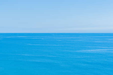Pacific Ocean -  View of beautiful sky with clear blue seaの写真素材