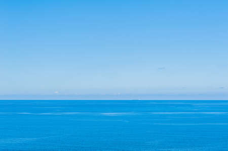 Pacific Ocean -  View of beautiful sky with clear blue seaの写真素材