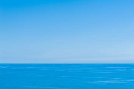 Pacific Ocean -  View of beautiful sky with clear blue seaの写真素材