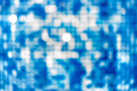 Abstract blur sequin dress colorful bokeh blue light. Design backdrop. Disco colorの写真素材