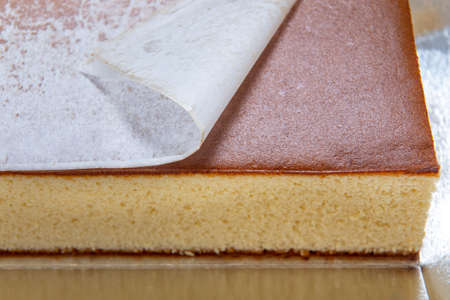 japanese sweets, castella cake, sponge cake (Japanese sponge cake)の写真素材