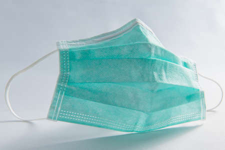 medical face mask and coronavirus protection isolated on a white background,の写真素材