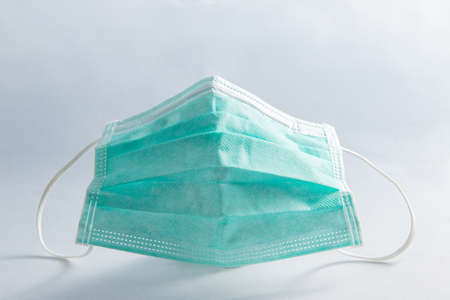 medical face mask and coronavirus protection isolated on a white background,の写真素材