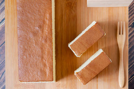 Honey Sponge Cake, japanese sweets, honey castella cake, (Japanese sponge cake)