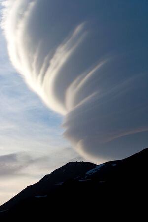 Natural phenomenon in Caucasus Mountains, Elbrus, Adilsu june 2010の写真素材
