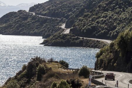 The road in New Zealandの写真素材