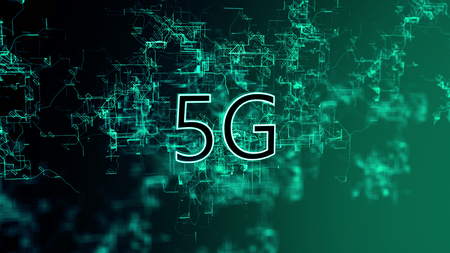 The digital network. Text 5G