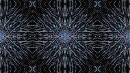 Round abstract geometric pattern. Mandala.