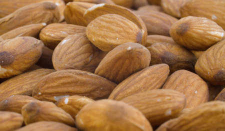 Nut almond close up. Product rich in minerals and vitamins. Macro shootingの写真素材