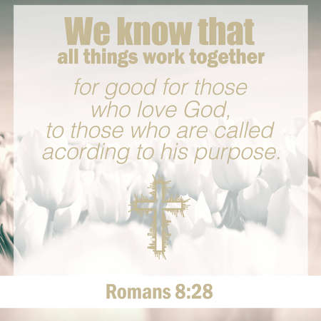 We know that all things work together for good for those who love God, to those who are called...