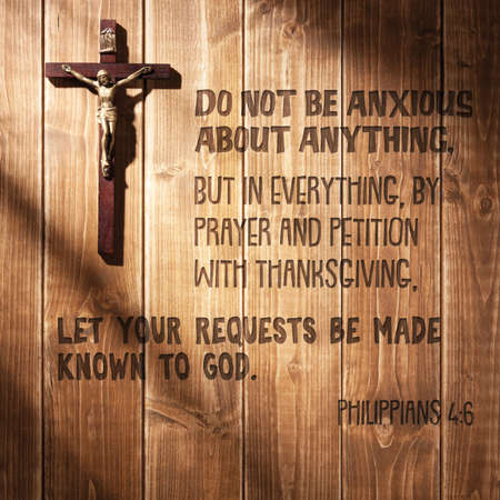 Do not be anxious about anything, but in everything, by prayer and petition with thanksgiving, let your requests be made known to God. Philippians 4:6の写真素材
