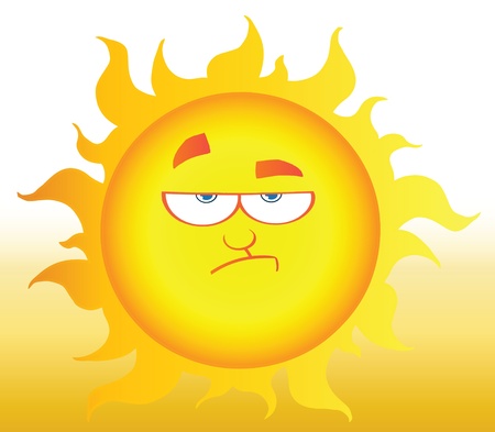 Lowering Sun Shiningのイラスト素材