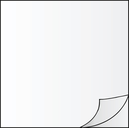 Paper Corner With White Backgroundのイラスト素材