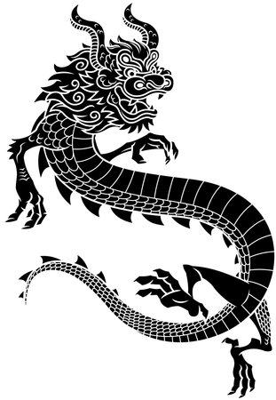 Happy Chinese New Year 2024 Year Of The Dragon Zodiac. Vector Hand Drawn Illustration Isolated On Transparent Backgroundのイラスト素材