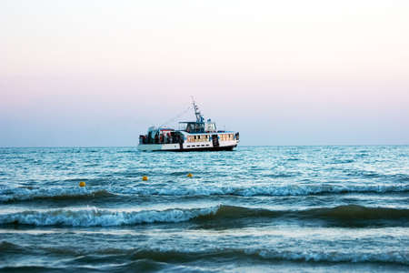 sunset rowの写真素材