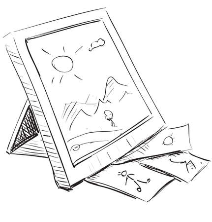 Photo frameのイラスト素材