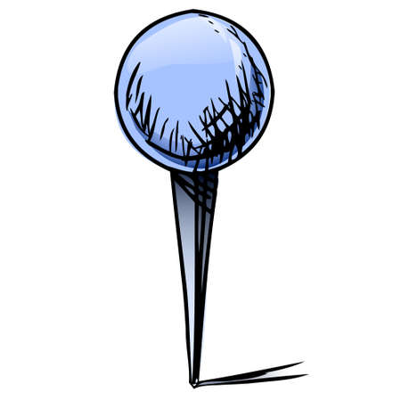 Pointer with flag iconのイラスト素材