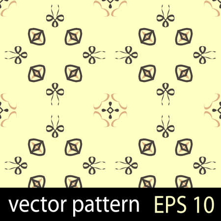 Swirls ribbons patternのイラスト素材