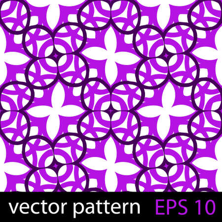 Abstract geometric floral patternのイラスト素材