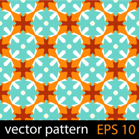Abstract geometric floral patternのイラスト素材