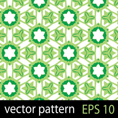 Abstract geometric floral patternのイラスト素材