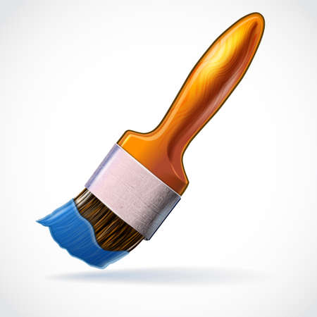 Artist paint brush icon  illustrationのイラスト素材