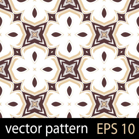Abstract geometric floral patternのイラスト素材