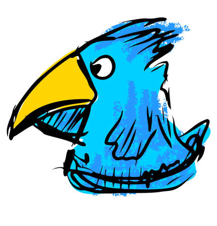 Bird with big beakの写真素材